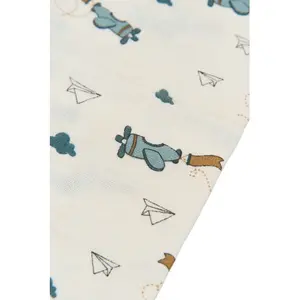 Children's blanket Fabelab Air Plane Blue (x4) image-4