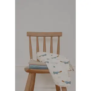 Children's blanket Fabelab Air Plane Blue (x4) image-5