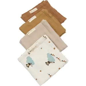 Παιδική κουβέρτα Fabelab Giraffe On The Air (x4) image-1