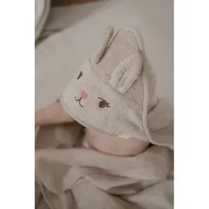 Πετσέτα μπάνιου παιδιού Fabelab Bunny image-5