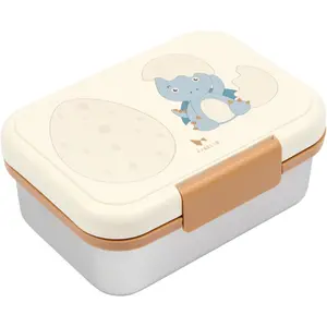Children's lunch box Fabelab Dinoland Blue