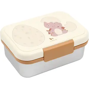 Children's lunch box Fabelab Dinoland Rose