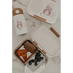 Children's lunch box Fabelab Dinoland Rose image-3