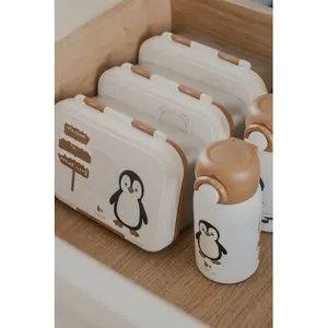 Children's lunch box Fabelab Penguin image-3