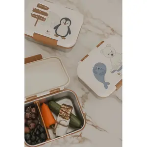 Children's lunch box Fabelab Penguin image-4