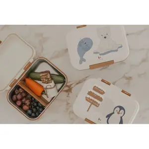 Children's lunch box Fabelab Polar Bear image-4