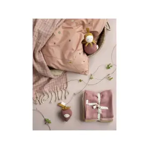 Baby muslin cloth Fabelab Pastel Flower (x4) image-1