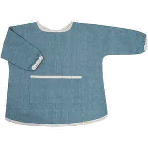 Baby bib Fabelab Chambray Spruce