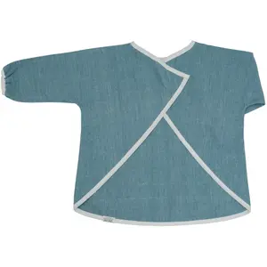 Baby bib Fabelab Chambray Spruce image-1