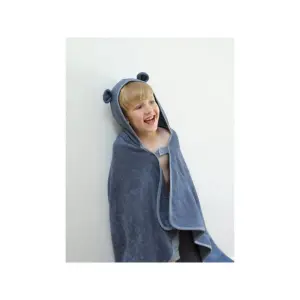 Child's bathrobe Fabelab Bear image-1