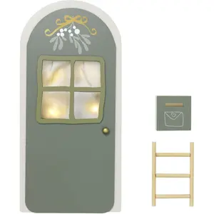 Children's Christmas decoration Fabelab Elf Green with light image-0