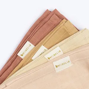 Baby muslin cloth Fabelab Dusty Rose Mix (x4) image-2