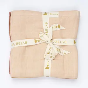 Baby muslin cloth Fabelab Dusty Rose Mix (x4) image-1