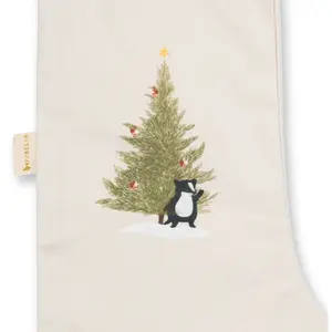 Christmas sock Fabelab Woodland Badger image-2