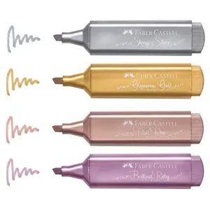 Marcadores metálicos Faber-Castell (x4) image-0