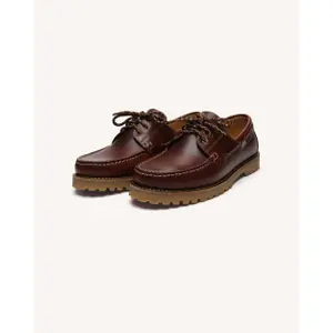 Scarpe da barca in pelle Faguo Larch image-1