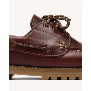 Scarpe da barca in pelle Faguo Larch image-4