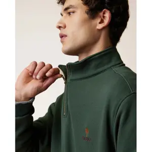 1/4 zip sweatshirt Faguo Amboise image-5