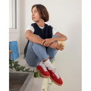 Women's suede sneakers Faguo Lumbo image-4