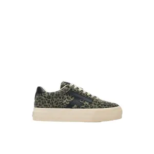 Braided Suede Trainers Faguo Walnut Platform image-0