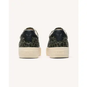 Braided Suede Trainers Faguo Walnut Platform image-2