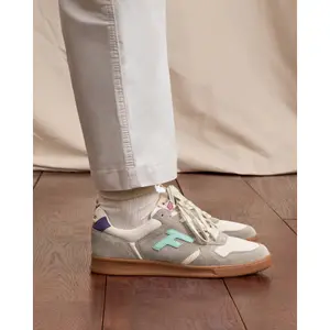 Braided Suede Trainers Faguo Palmer image-3