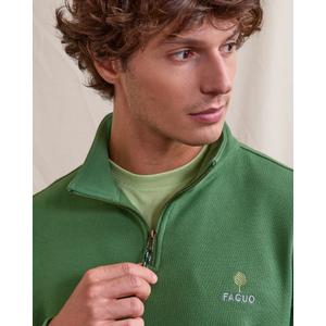 Hoodie met hoge ritskraag Faguo Amboise image-2