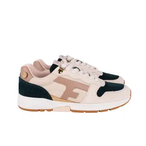 Baskets suède femme Faguo Olive Syn Woven image-0