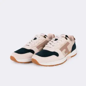 Baskets suède femme Faguo Olive Syn Woven image-1