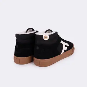 Cotton suede Trainers Faguo Walnut Mid image-1