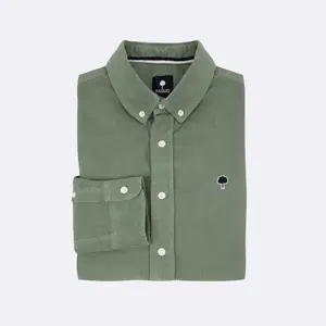 Katoenen shirt met lange mouwen Faguo Ivoy image-1