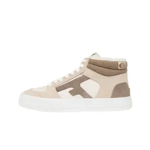 Damen Sneakers aus Leder und Wildleder Faguo Walnut Mid image-3