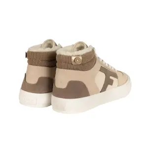 Damen Sneakers aus Leder und Wildleder Faguo Walnut Mid image-1