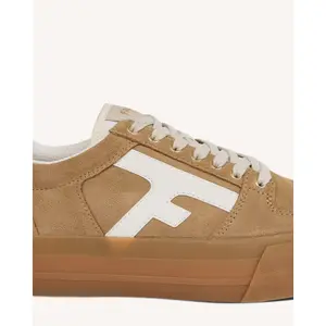 Suedesneakers med platform til kvinder Faguo Walnut image-2