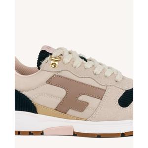 Sneakers da donna in pelle scamosciata Faguo Olive image-2