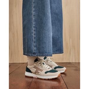 Sneakers da donna in pelle scamosciata Faguo Olive image-3