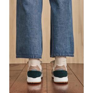 Sneakers da donna in pelle scamosciata Faguo Olive image-4