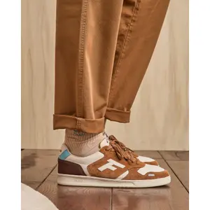 Leather and suede sneakers Faguo Palmer image-1