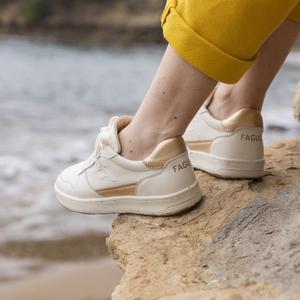 Leather Trainers woman Faguo Alder image-3