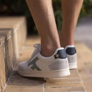 Leather Trainers suède Faguo Hazel image-4