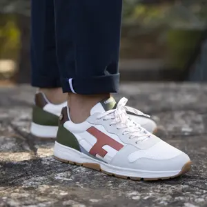 Formadores suède synthétique Faguo Olive image-1