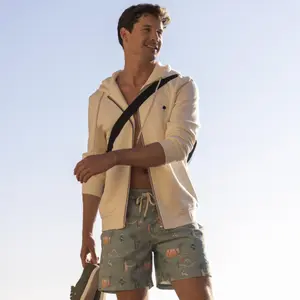 Sweatshirt à capuche coton Faguo Mesnil image-1