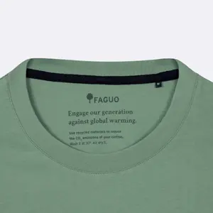Μπλουζάκι από βαμβάκι Faguo Arcy image-3