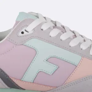 Sneakers aus recyceltem Polyester und Wildleder, Damen Faguo Elm image-3