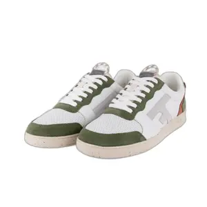 Sneakers i läder och mocka Faguo Hazel image-1