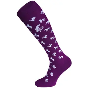 Chaussettes équitation Fair Play Multi Horses (x3) image-0