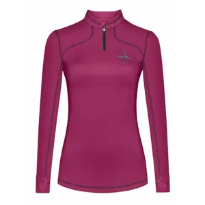 Camisola de equitação com fecho de correr para mulher Fair Play Karolina image-0