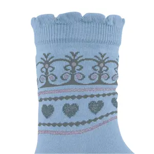 Children's socks Falke Shiny Icecrown image-4