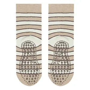 Sockor med noppor för bebisar Falke Simple Stripes image-4
