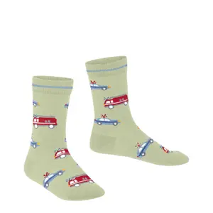 Children's socks Falke Police and Fire Cars image-1